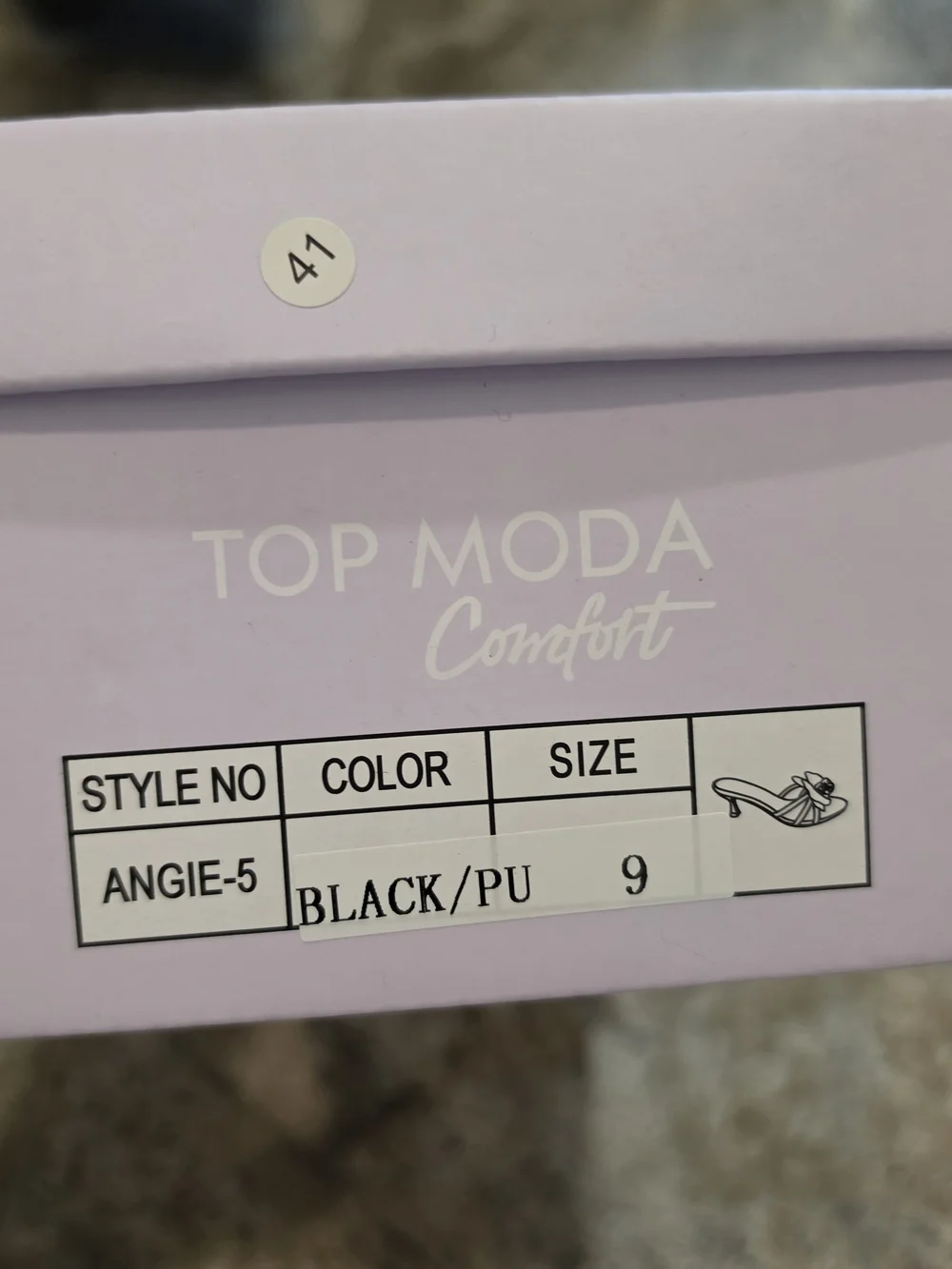 Top Moda Angie Black Orchid Floral Kitten Heels Size 9